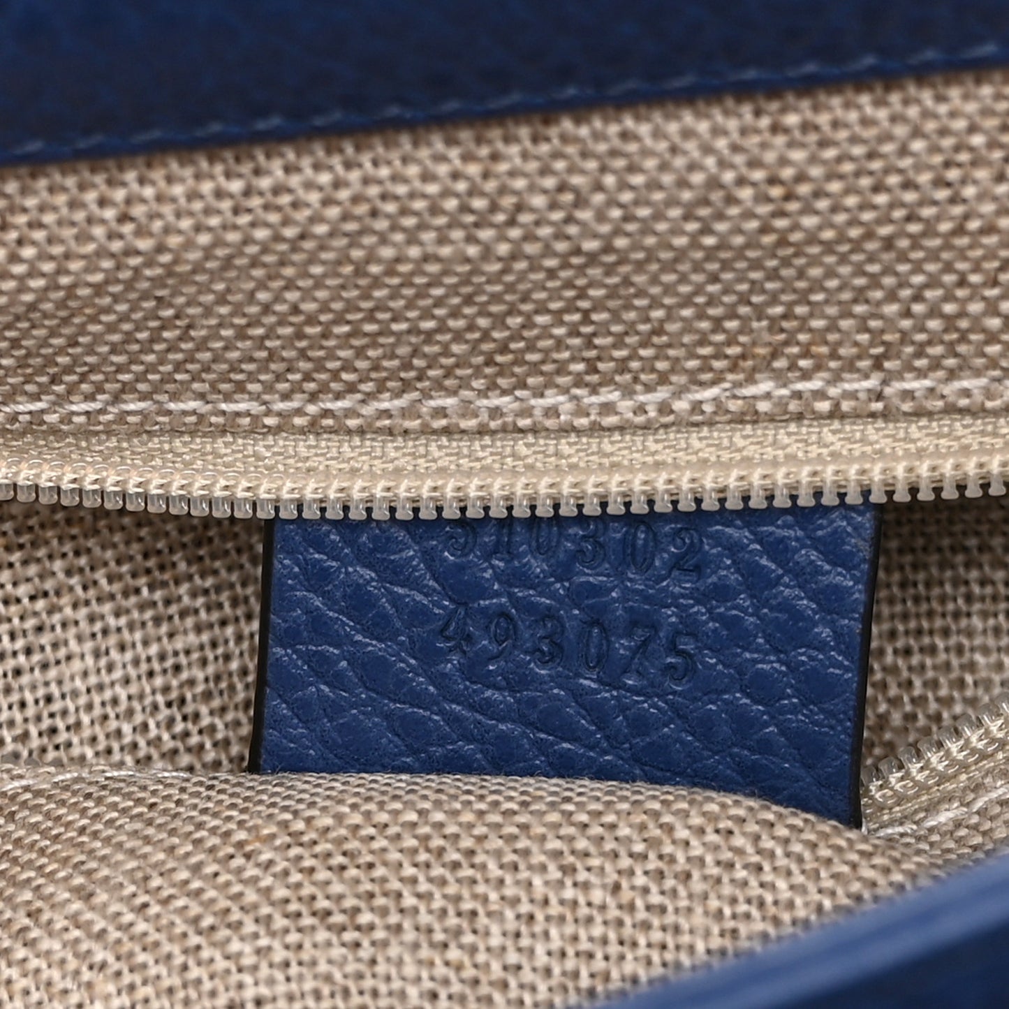Dollar Calfskin Interlocking G Top Handle Shoulder Bag Caspian