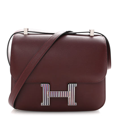 Hermes Grained Monsieur Optique Enamel Constance 24 Rouge H 1 of 13