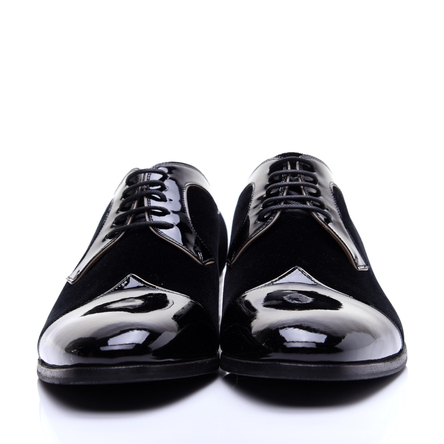 Gucci Velvet Mens Réveille L'Amour Loafers 8 Black 2 of 15