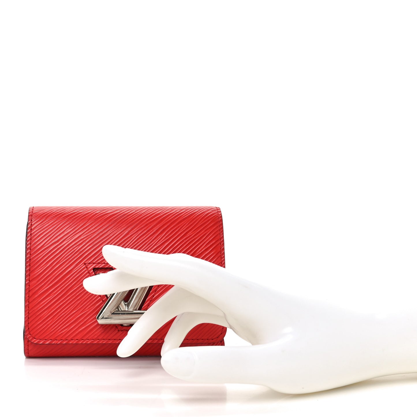 Epi Twist Compact Wallet Coquelicot
