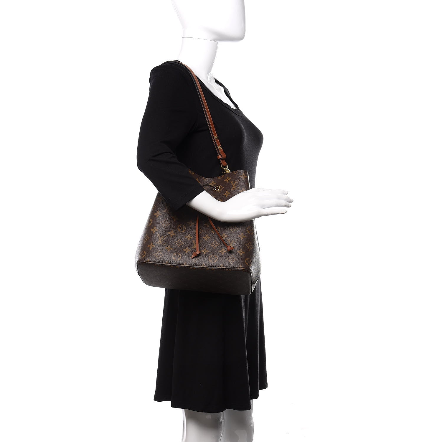 Louis Vuitton Monogram Neonoe MM Caramel 2 of 8