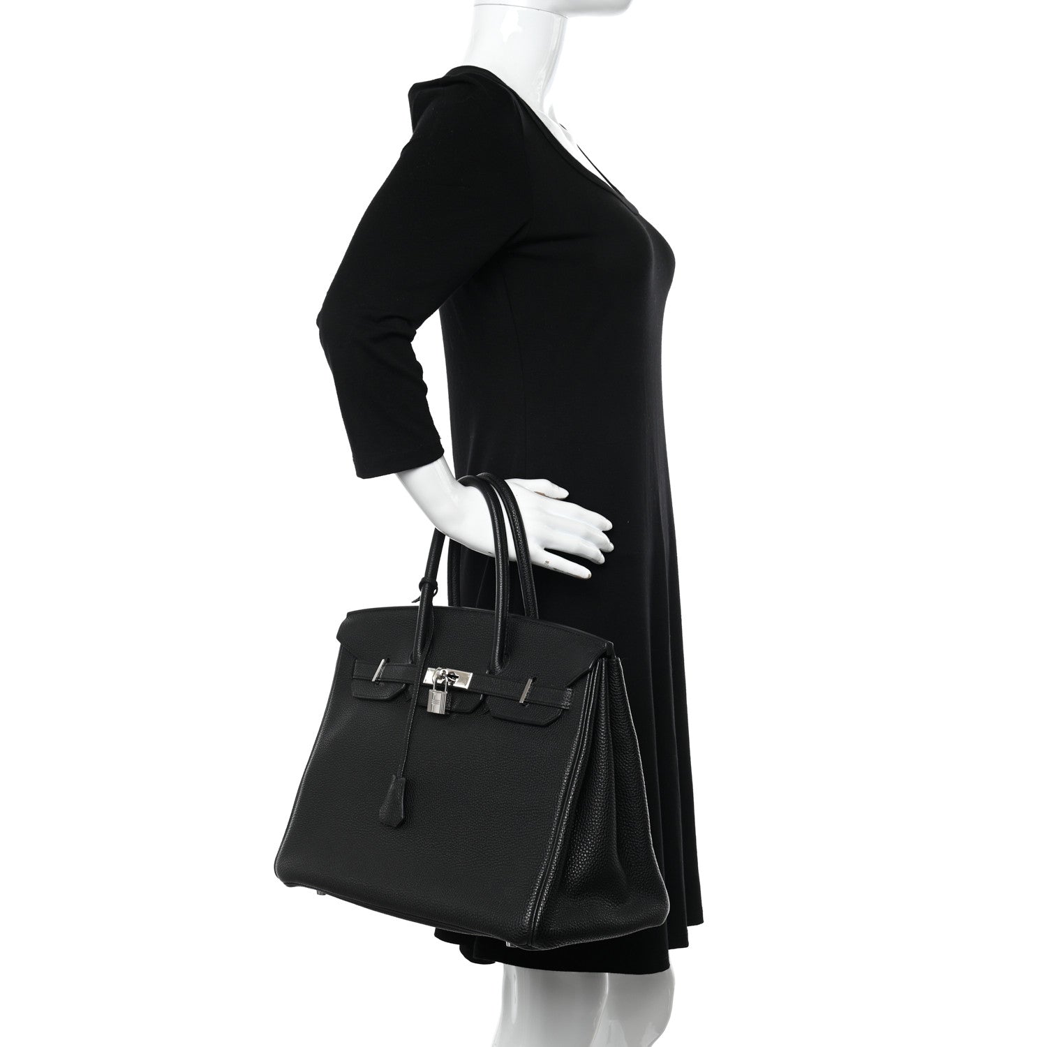 Hermes Togo Birkin 35 Black 2 of 19