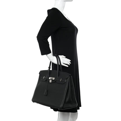 Hermes Togo Birkin 35 Black 2 of 19