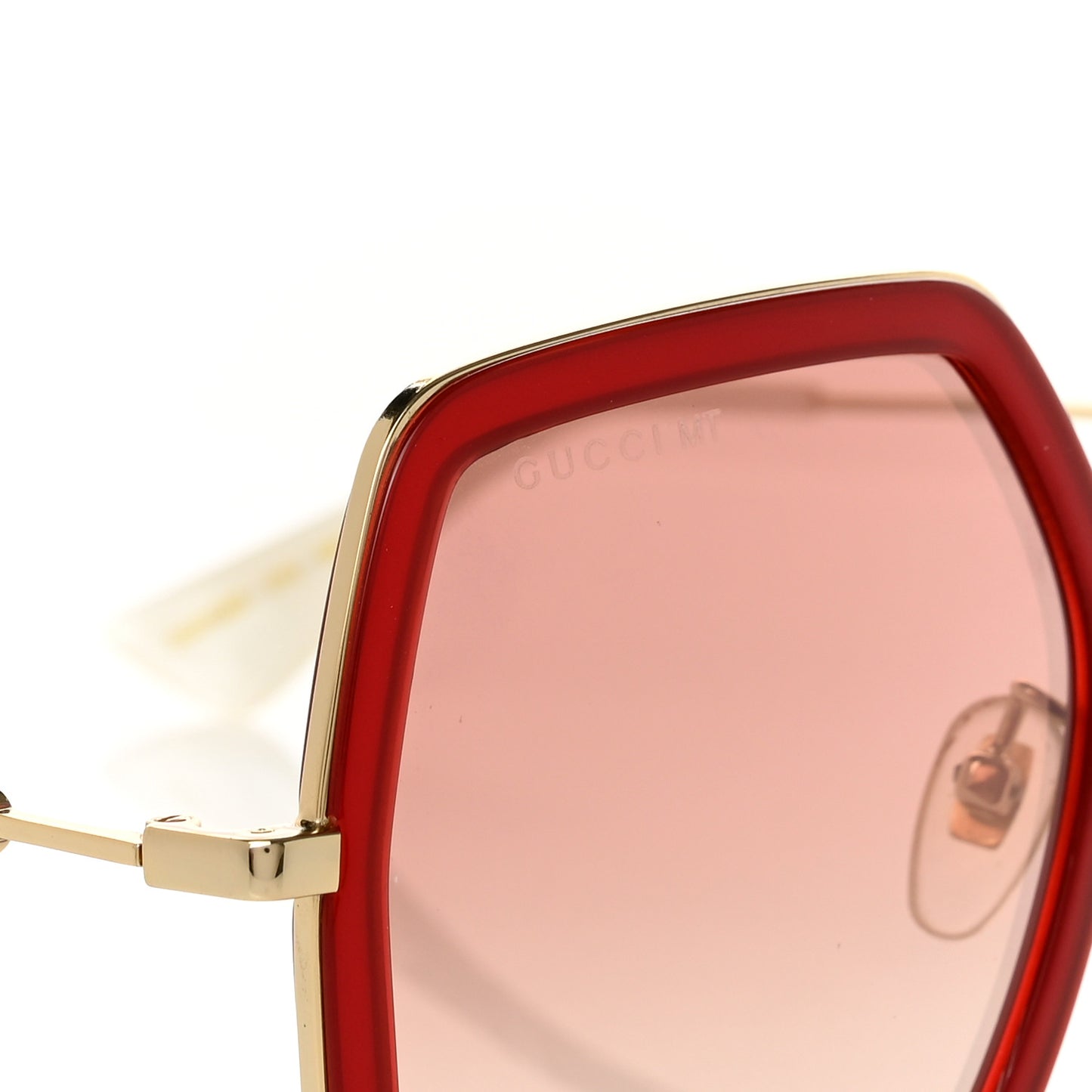 Acetate Oversize Square Frame GG0106S Red