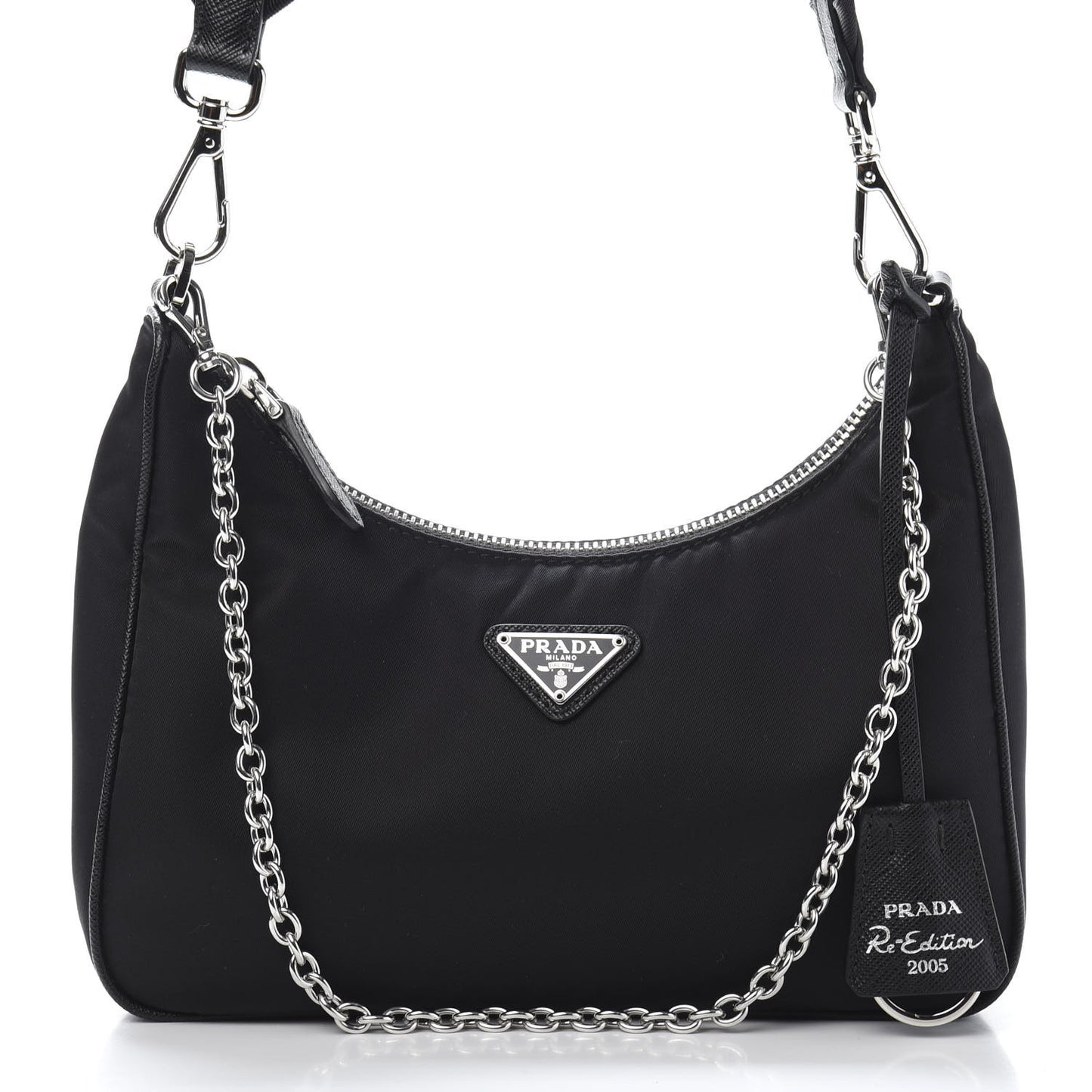 Nylon Re-Edition 2005 Shoulder Bag Black