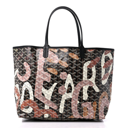 Goyard Goyardine Saint Louis Lettres Camouflage PM Black Pink Multicolor 3 of 10
