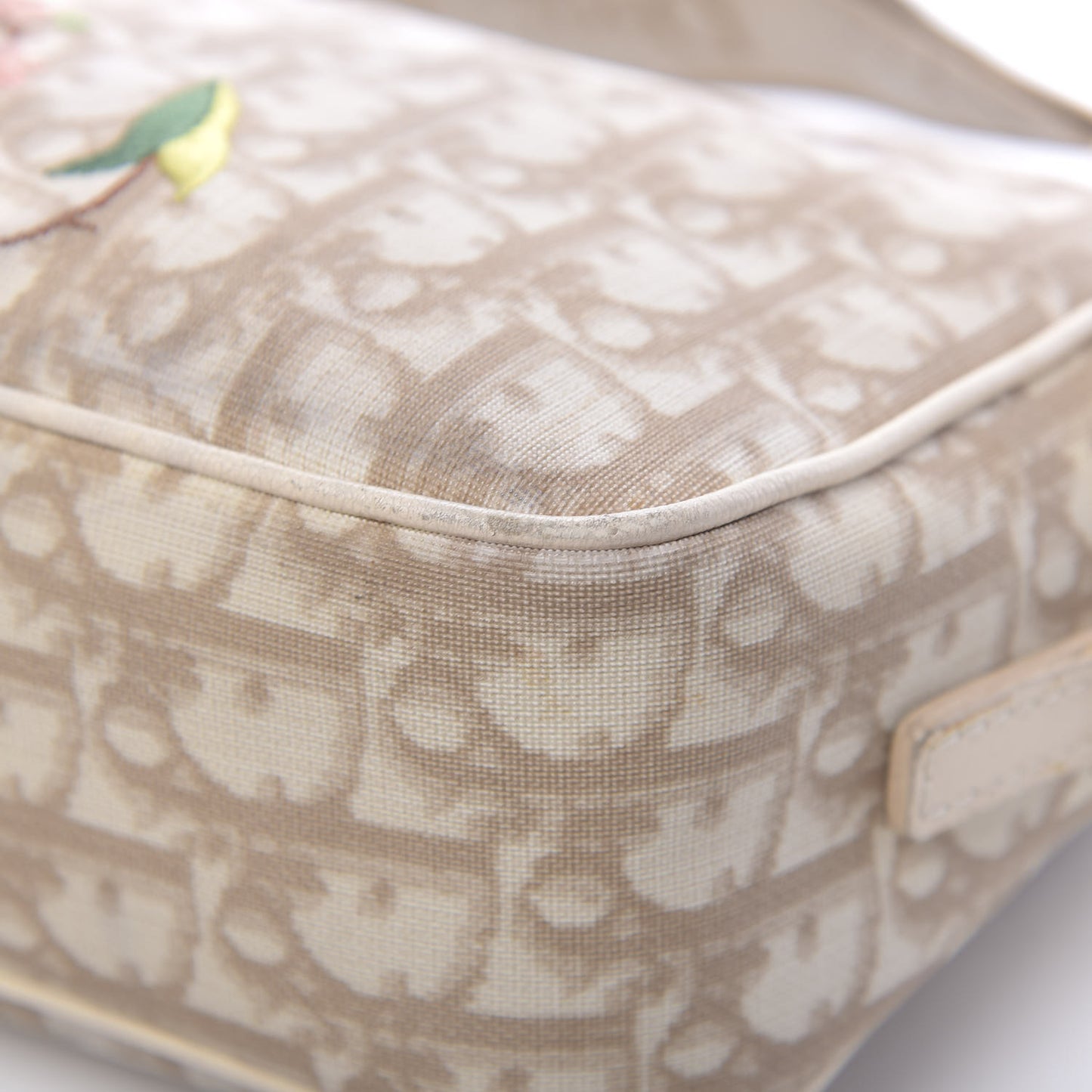Monogram Vintage Flowers Crossbody Bag Beige