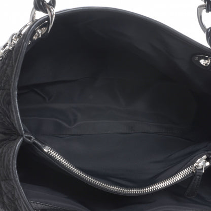 Christian Dior Nylon Cannage Medium Charming Lock Tote Black 7 of 7
