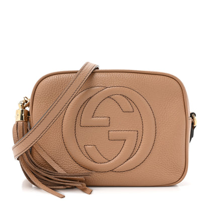 Gucci Cellarius Calfskin Small Soho Disco Bag Camelia 1 of 10