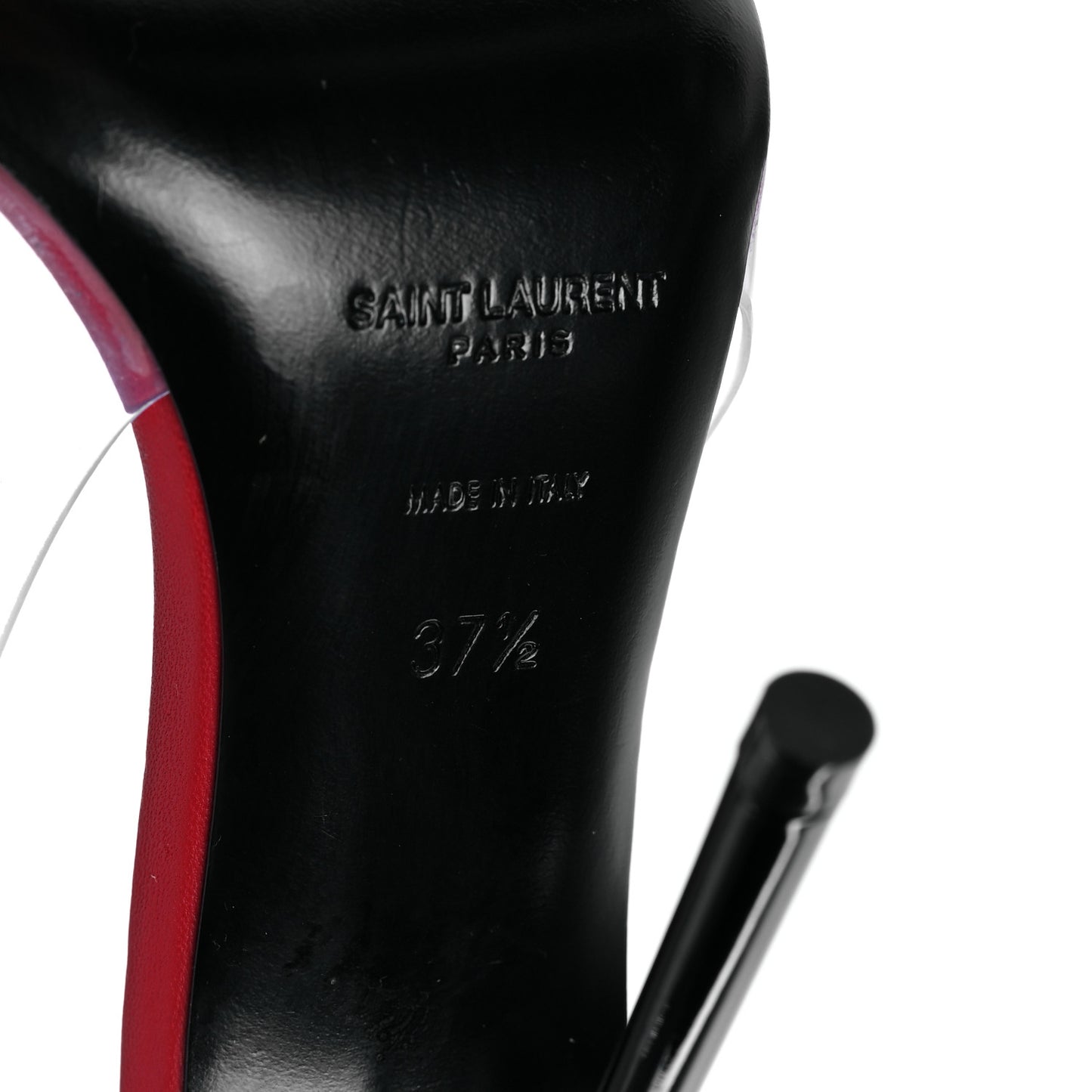Calfskin PVC Chica 115 Slingback Pumps 37.5 Red