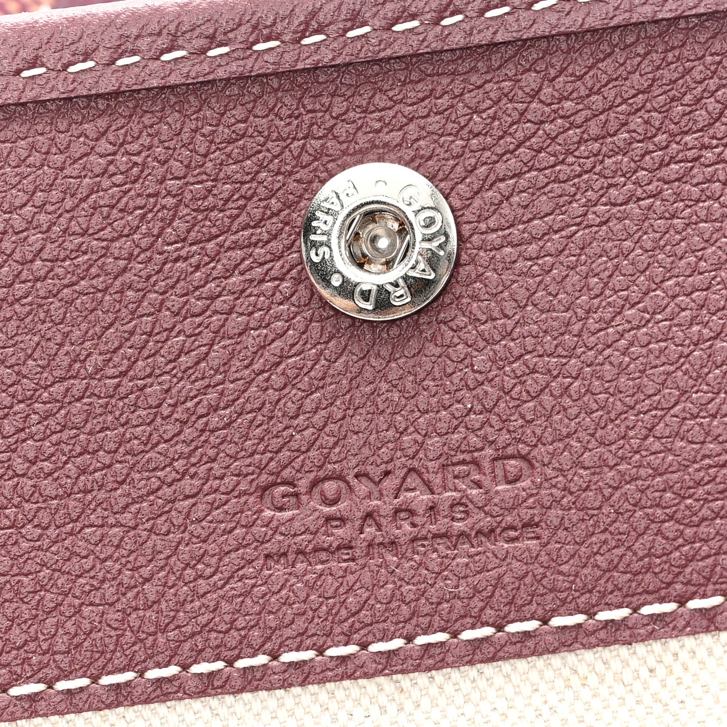 Goyardine Boheme Hobo Burgundy