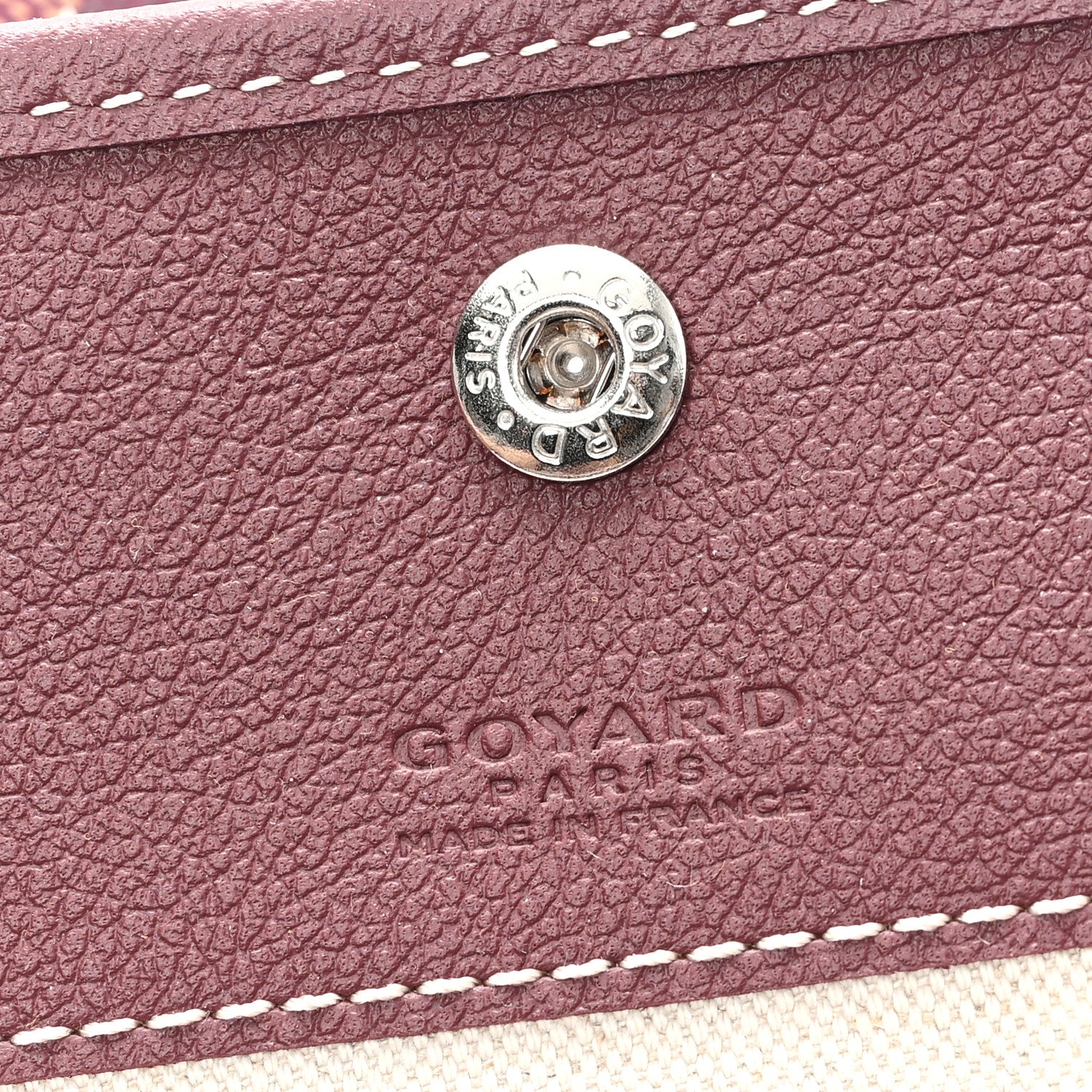 Goyard Goyardine Boheme Hobo Burgundy 7 of 12