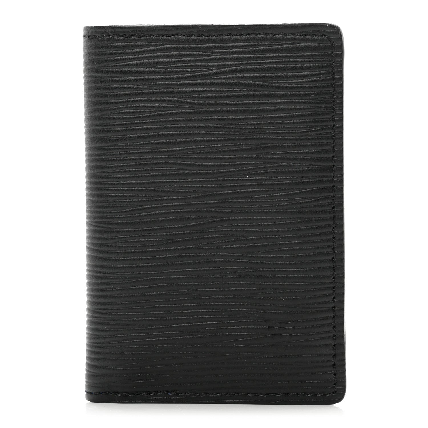 Louis Vuitton Epi Monogram Eclipse Pocket Organizer Black Blue 1 of 8