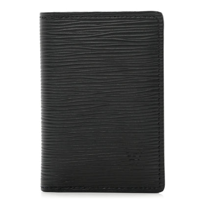 Louis Vuitton Epi Monogram Eclipse Pocket Organizer Black Blue 1 of 8