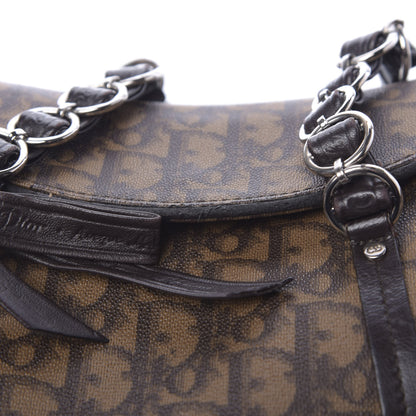 Christian Dior Monogram Romantique Trotter Bag Brown 14 of 16