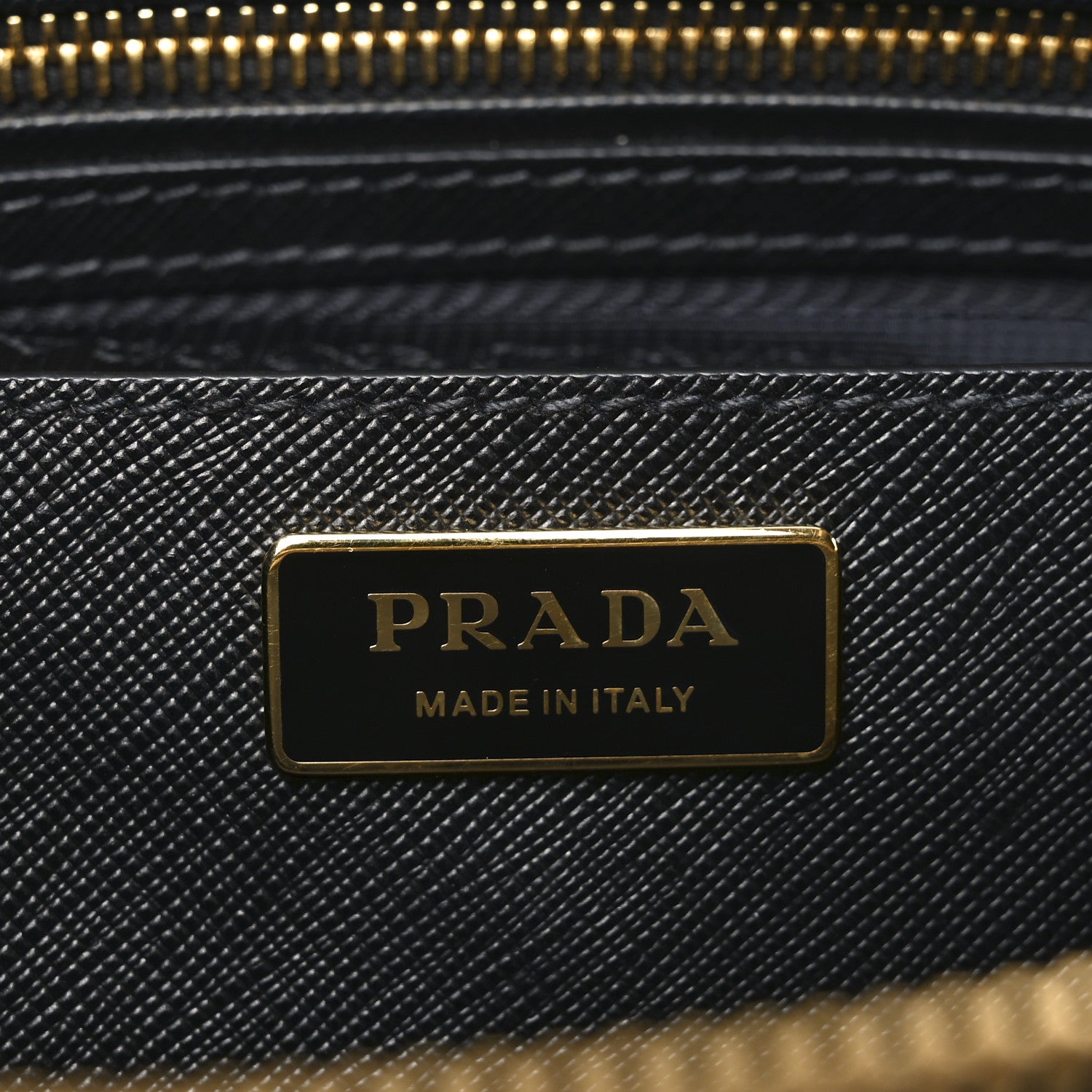 Prada Saffiano Lux Large Galleria Double Zip Tote Black 5 of 9