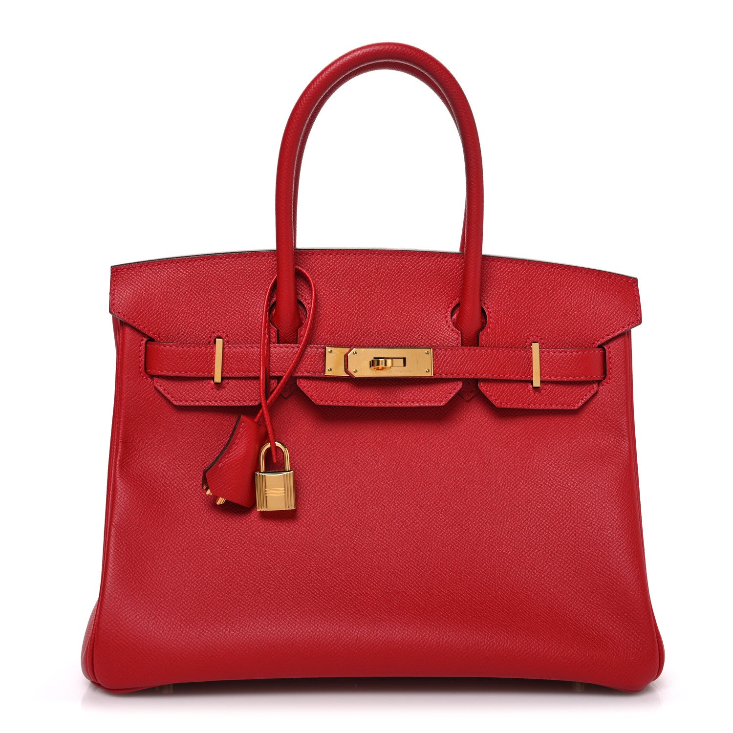 Hermes Epsom Birkin 30 Rouge Casaque 1 of 10