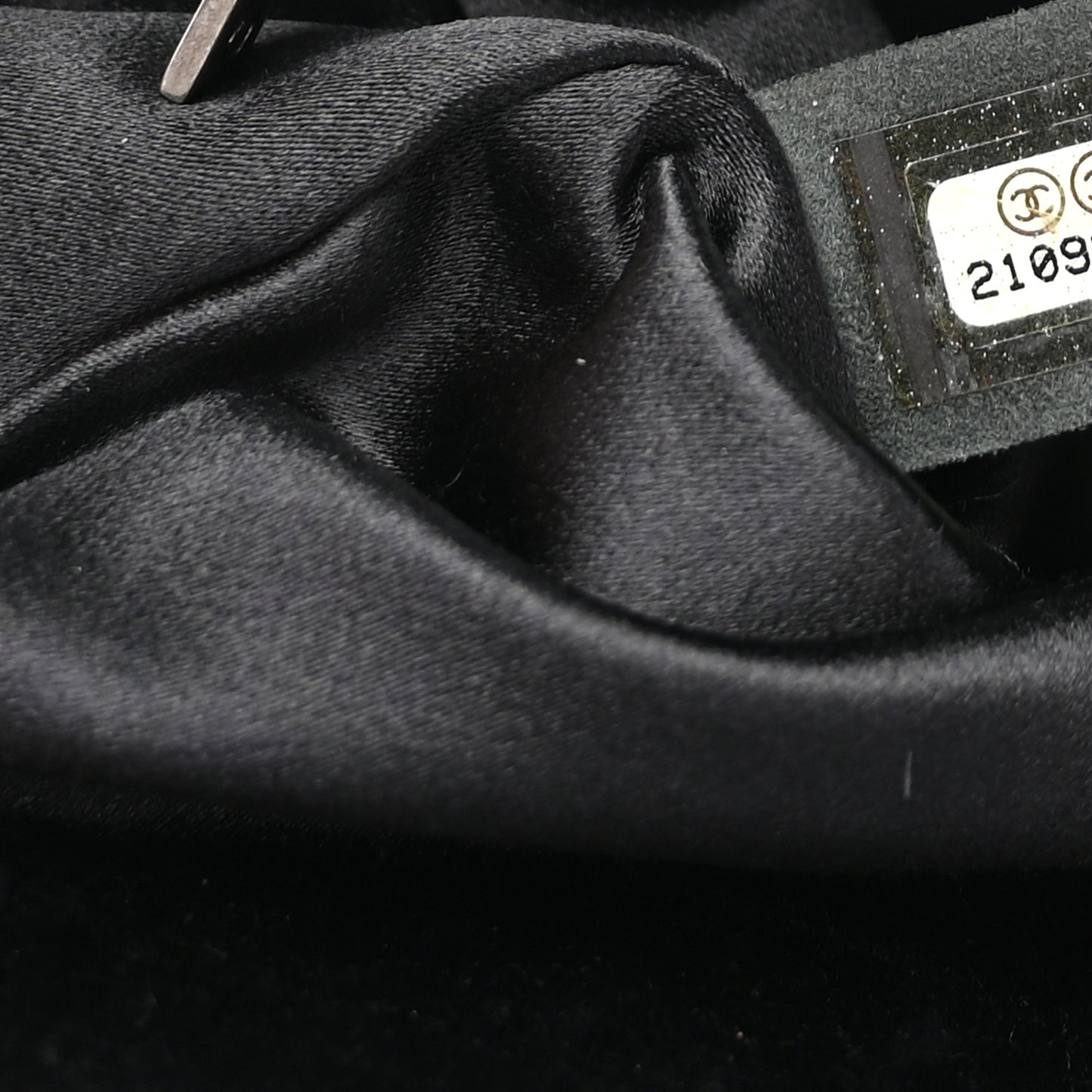 Lambskin Stitched Timeless Clutch Grey