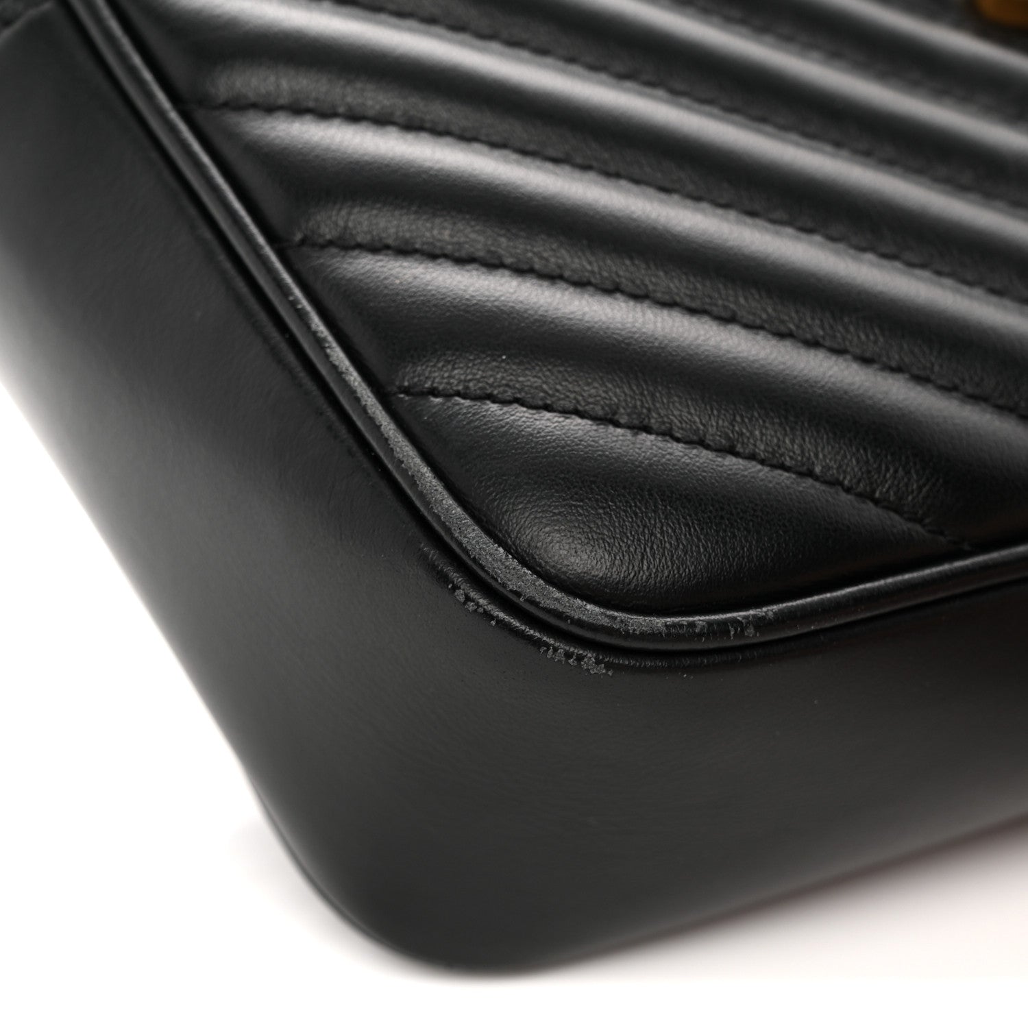 Saint Laurent Calfskin Matelasse Monogram Lou Camera Bag Black 12 of 13