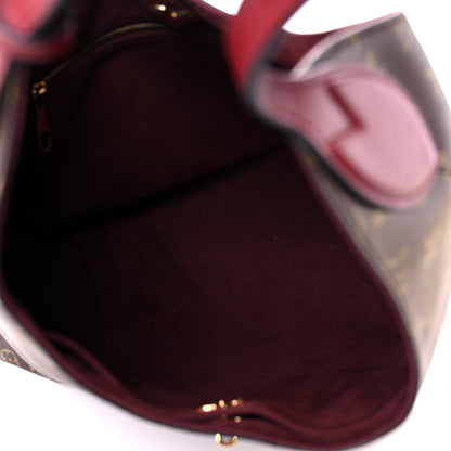 Louis Vuitton Monogram Flower Hobo Bordeaux 5 of 12
