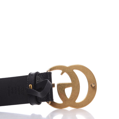 Gucci Textured Calfskin Double G 40mm Belt 90 36 Black 3 of 6