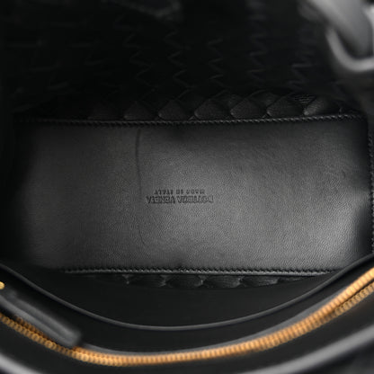 Bottega Veneta Nappa Intrecciato Small Andiamo Shoulder Bag Black Black 5 of 9