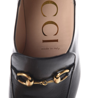 Gucci Goatskin Crystal Womens Horsebit Loafers 38 Black 9 of 14