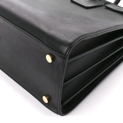 Saint Laurent Smooth Calfskin Small Sac De Jour Black 12 of 13