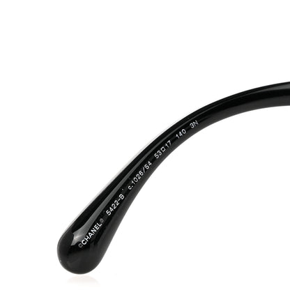 Chanel Acetate Strass Square Sunglasses 5422-B-A Black White 5 of 7