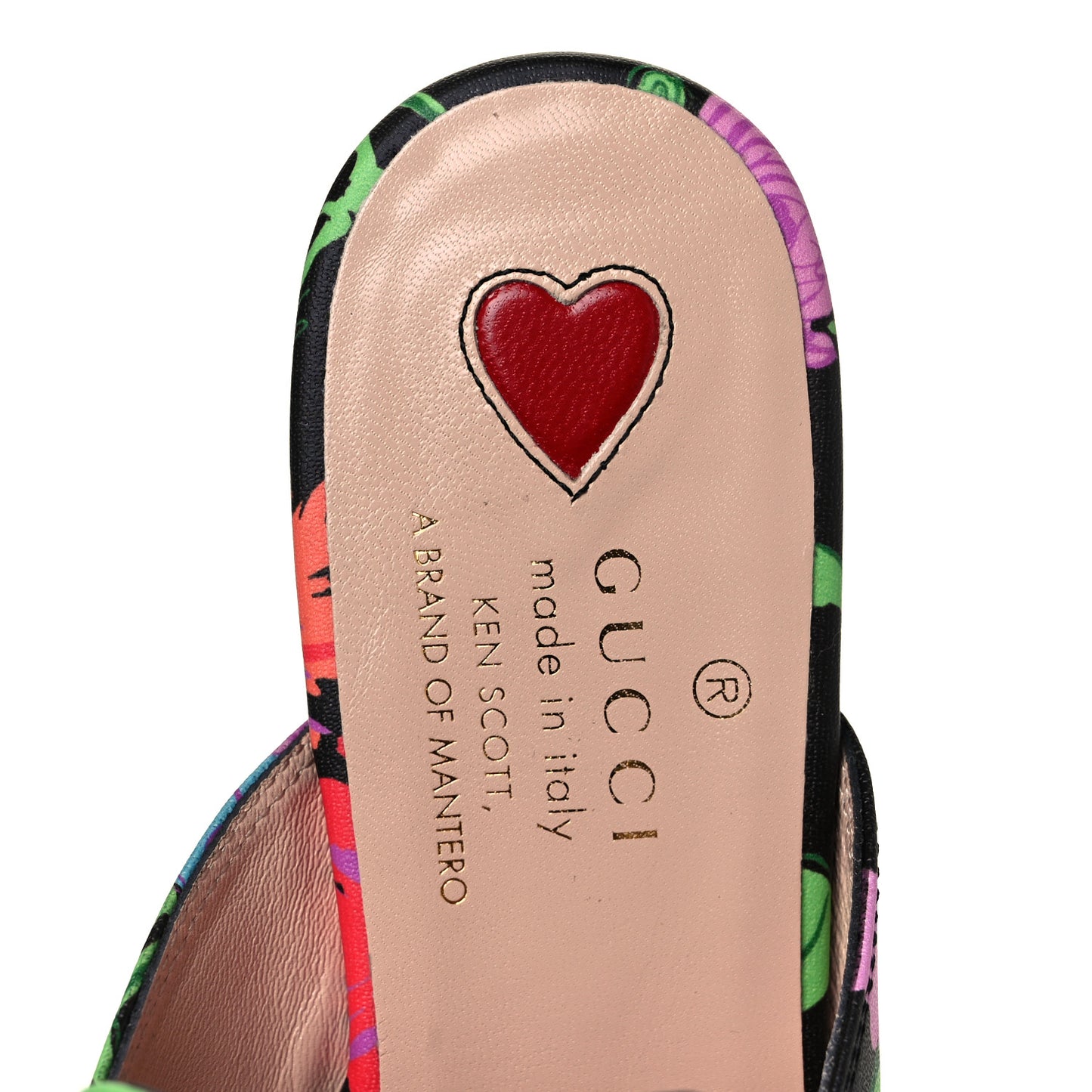 X KEN SCOTT Canvas Infinity Jenni Women's Princetown Slippers 36 Black Pink
