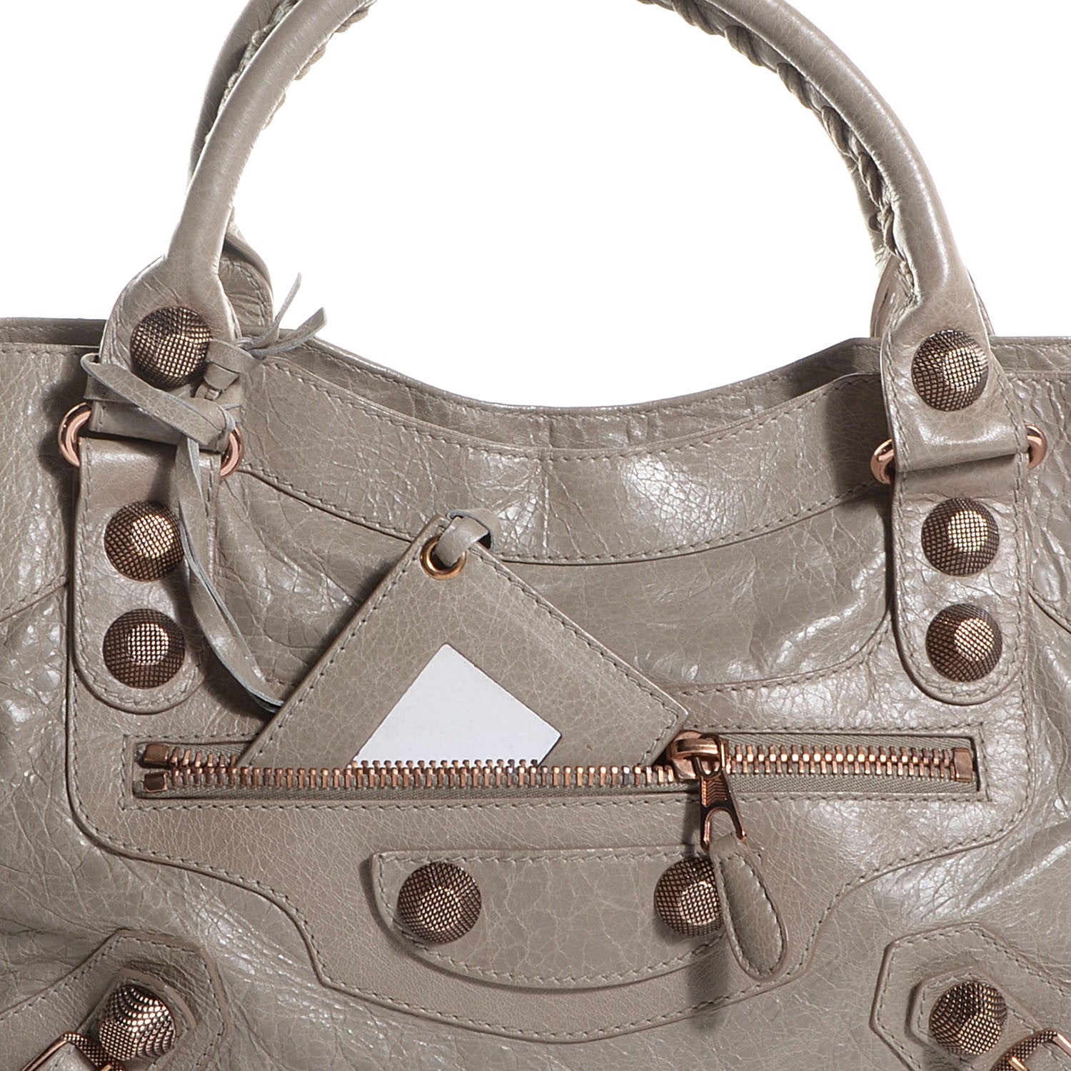 Balenciaga Agneau Giant 21 Rose Gold Hardware City Papyrus 11 of 12