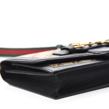 Gucci Monogram Lady Web Convertible Wallet Black 6 of 11