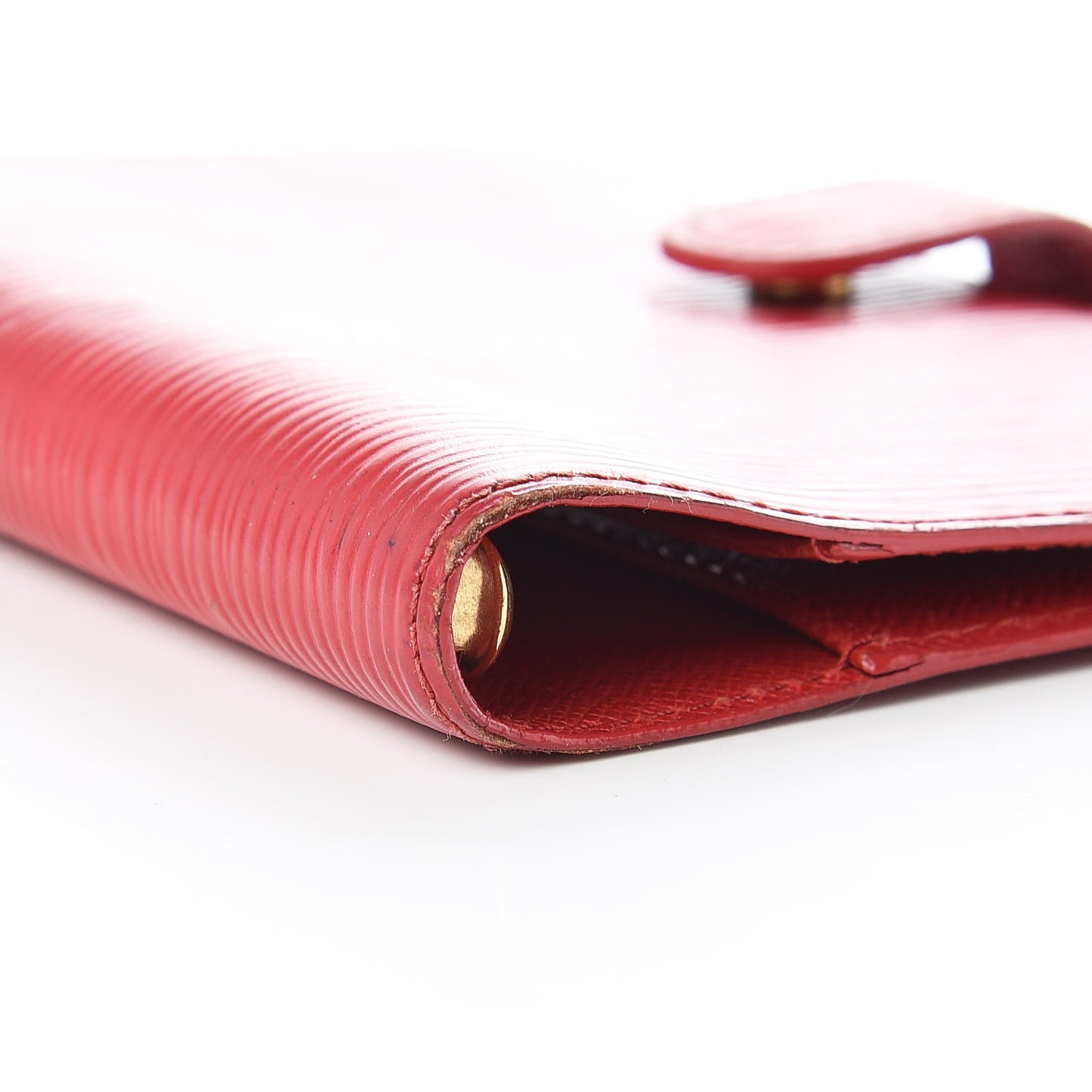 Epi Small Ring Agenda Cover Castillan Red