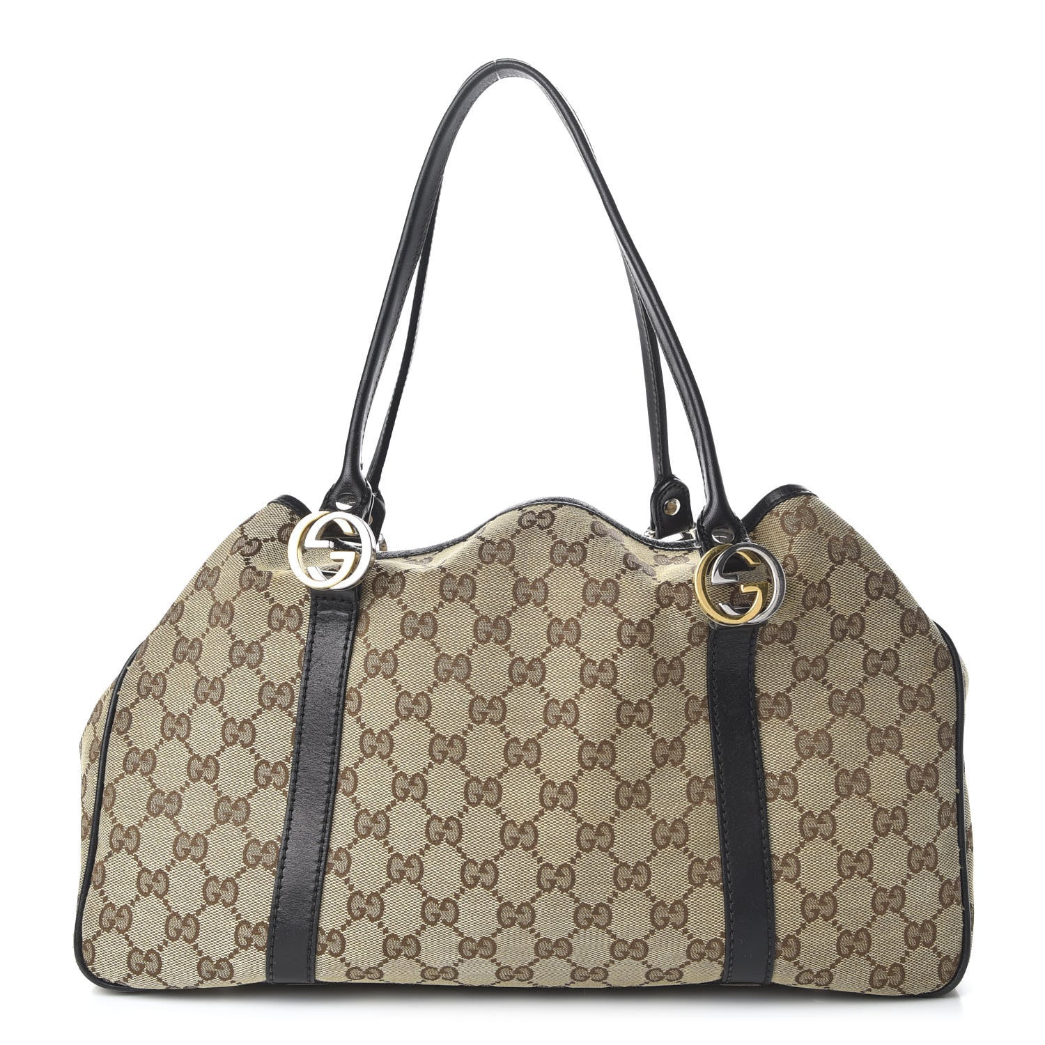 Gucci Monogram Medium Twins Tote Black 1 of 10