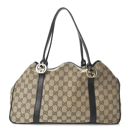 Gucci Monogram Medium Twins Tote Black 1 of 10