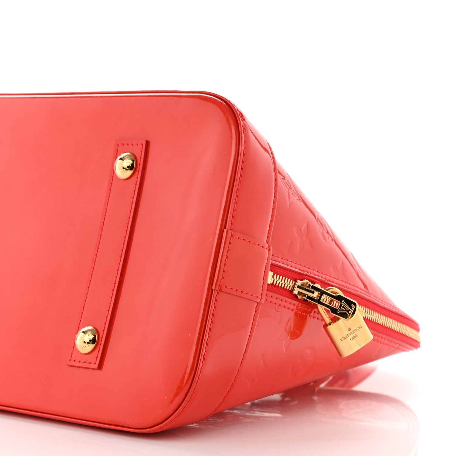 Louis Vuitton Vernis Alma GM Rouge Grenadine 9 of 9