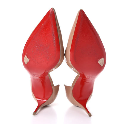 Christian Louboutin Patent Iriza 70 Pumps 38.5 Nude 17 of 22
