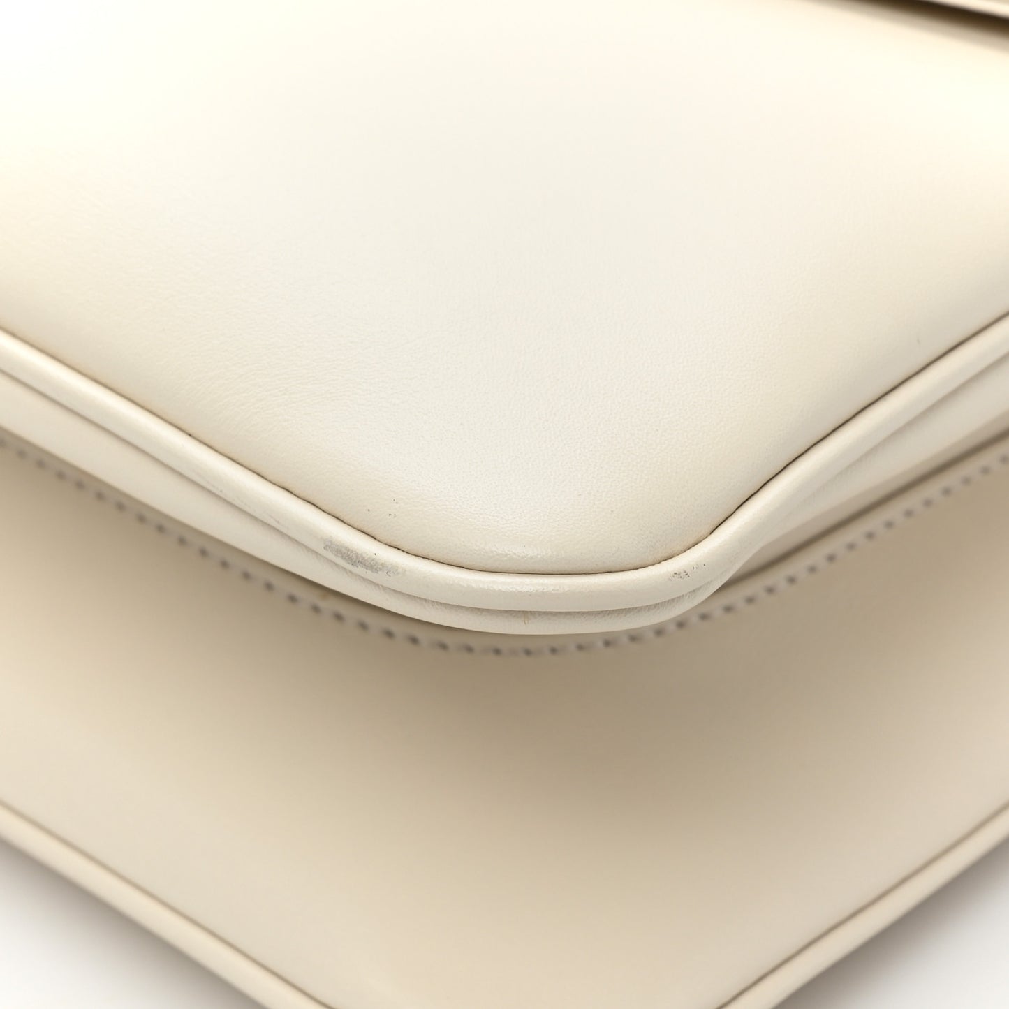 Vitello Palmellato Lux Crystal Medium Rajah Shoulder Bag Mystic White Multicolor