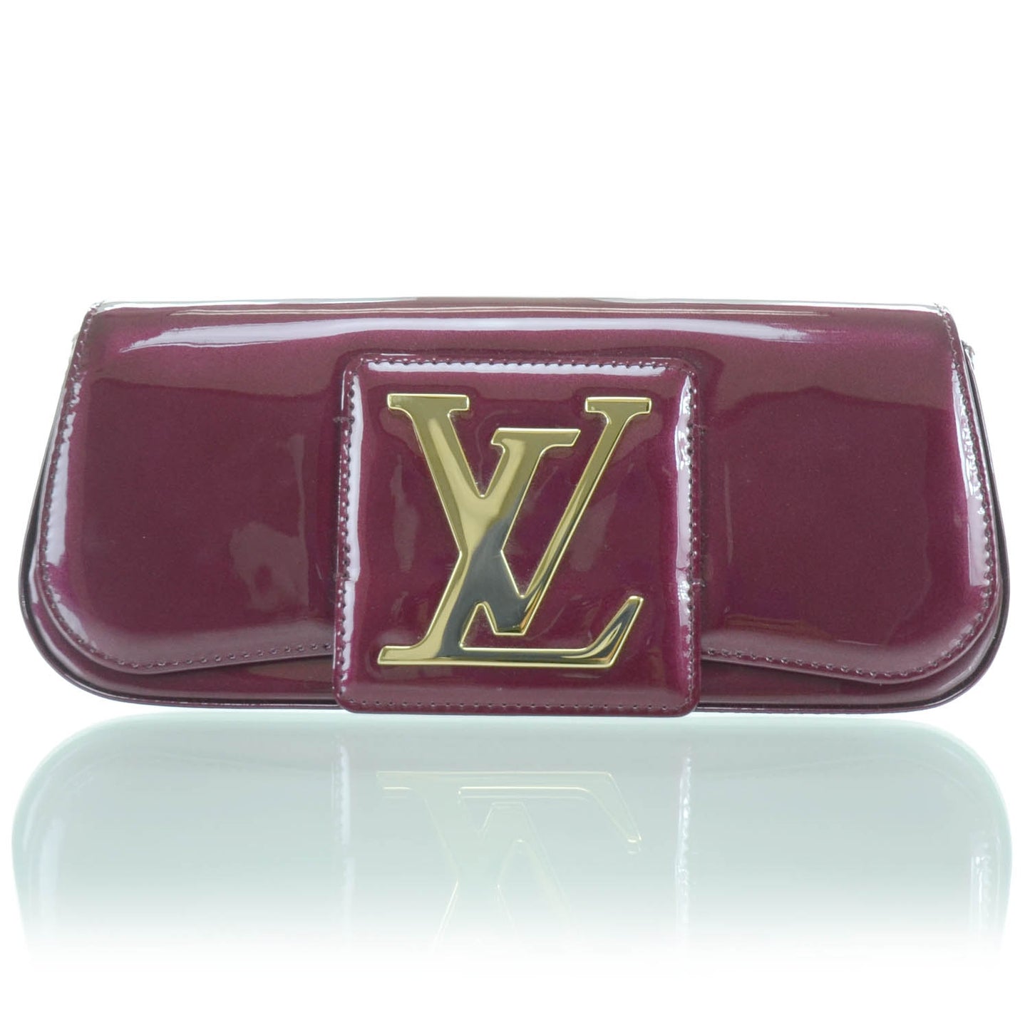 Patent Sobe Clutch Rouge Fauviste
