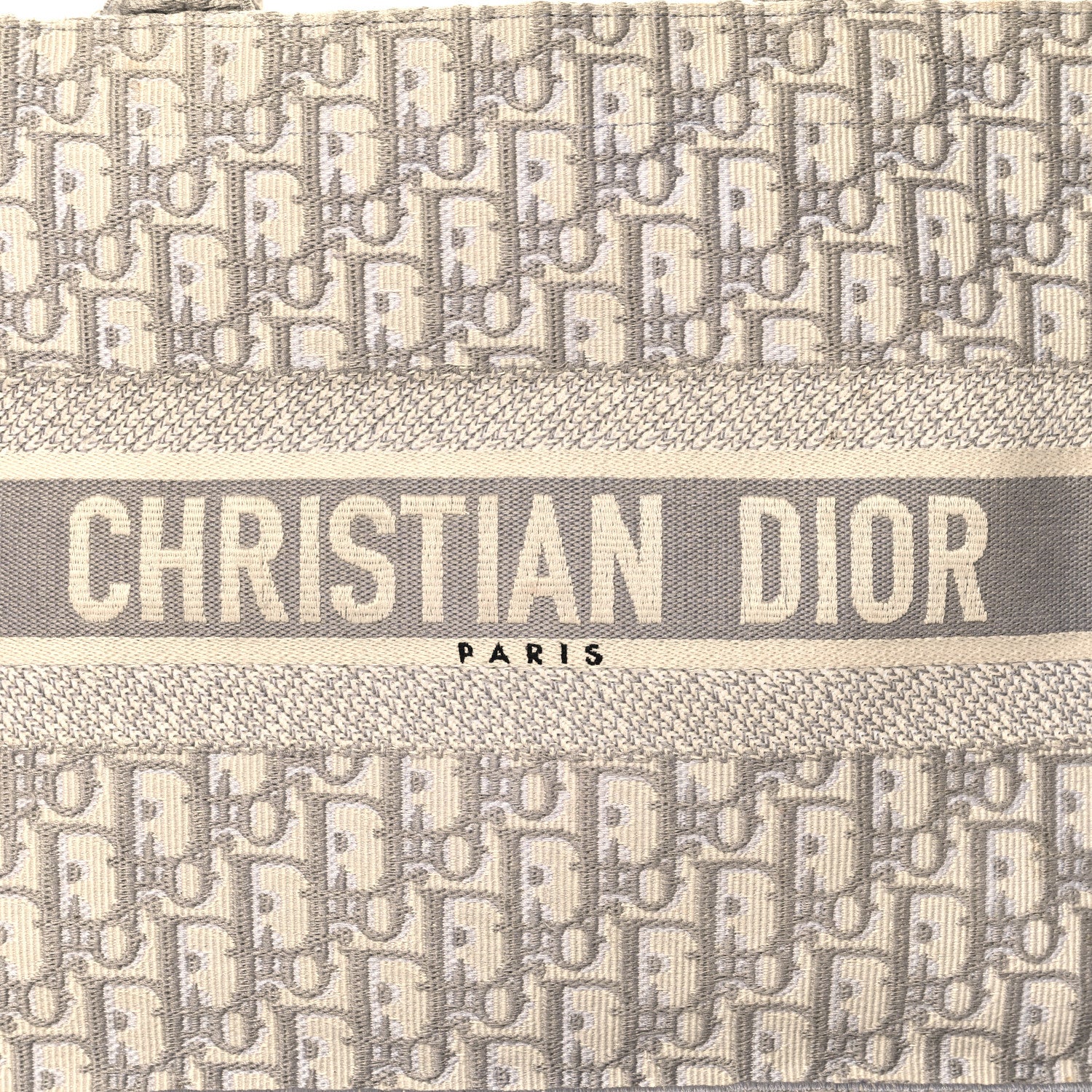 Christian Dior Oblique Medium Book Tote Grey 8 of 17