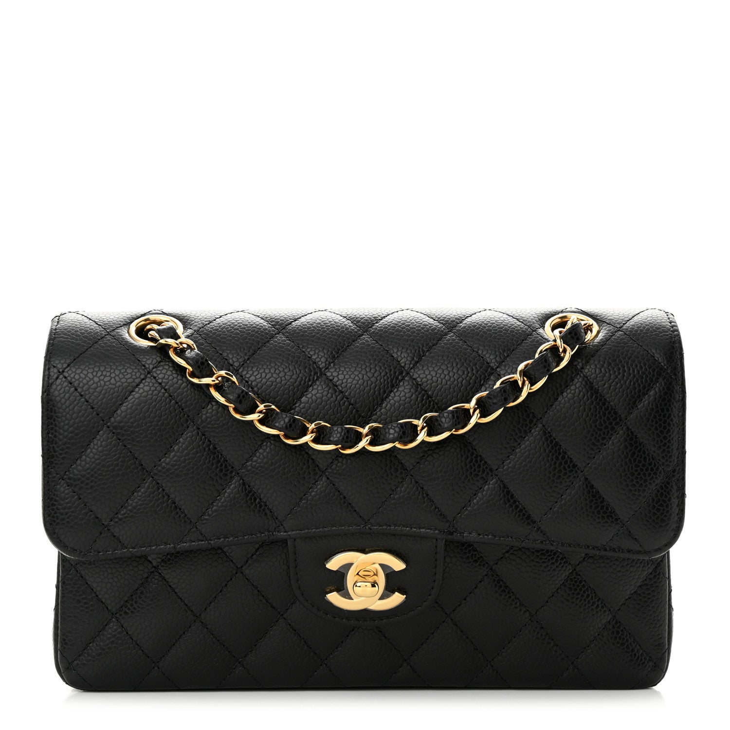Chanel Caviar Quilted Small Double Flap Black 1 of 11