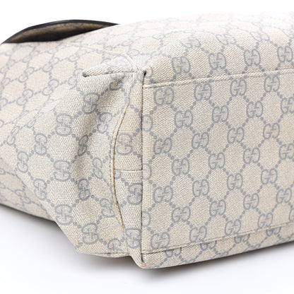 Gucci GG Plus Monogram Messenger Diaper Bag Ecru Grigio 10 of 13