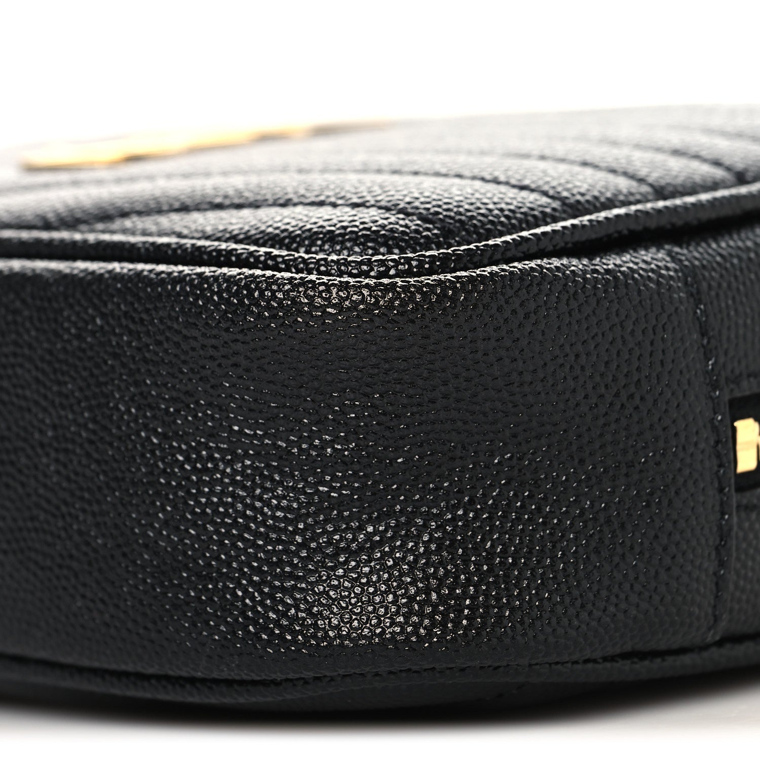 Saint Laurent Grain De Poudre Matelasse Monogram Mini Lou Camera Bag Black 10 of 11