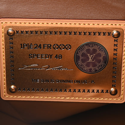 Louis Vuitton Calfskin Monogram Speedy P9 Bandouliere 40 Red 7 of 10