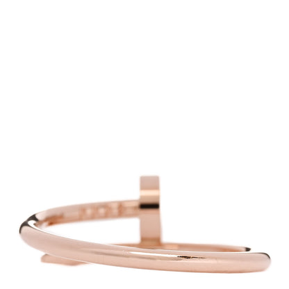 Cartier 18K Pink Gold Small Juste Un Clou Ring 56 7.5 3 of 5