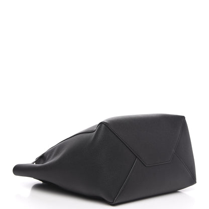 Celine Soft Grained Calfskin Small Belt Cabas Phantom Black 4 of 12