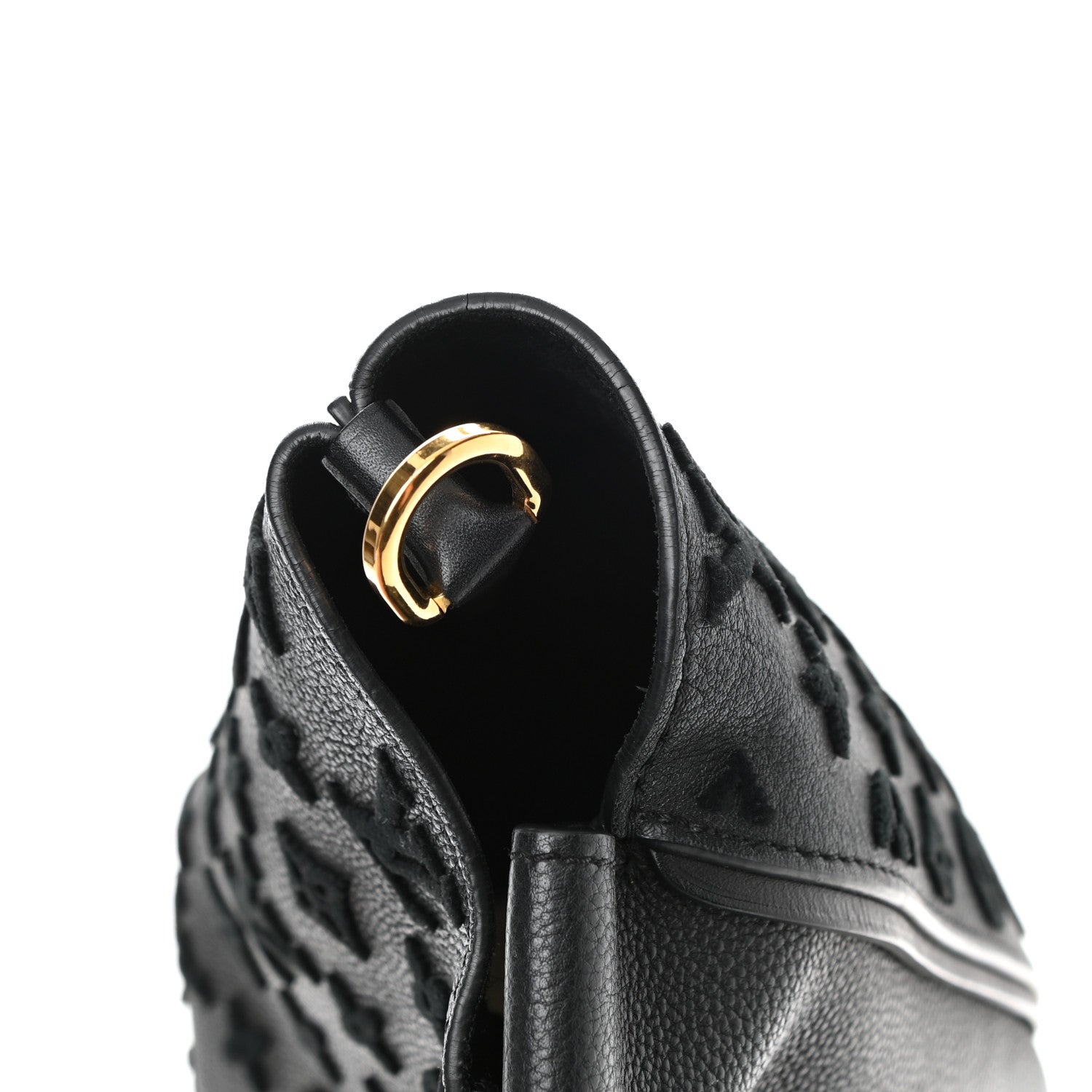 Louis Vuitton Veau Cachemire Tote W PM Black 9 of 10