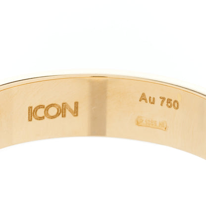 Gucci 18K Yellow Gold 4mm Icon Thin Band Ring 53 6.25 5 of 5
