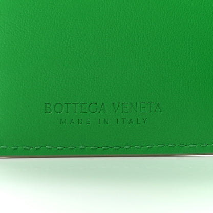 Bottega Veneta Calfskin Intrecciato Flap Card Case Travertine Parakeet 6 of 7