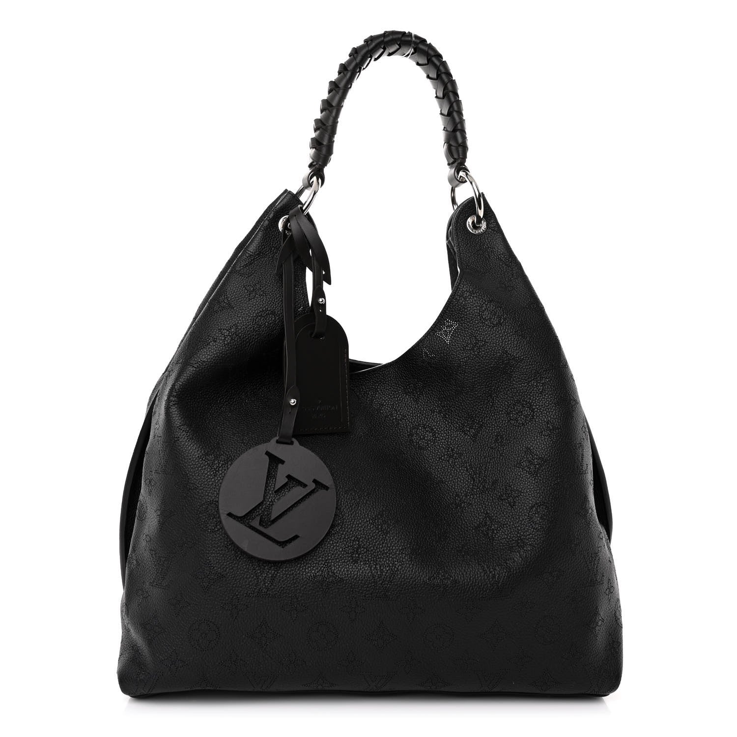 Louis Vuitton Mahina Carmel Hobo Black 1 of 9